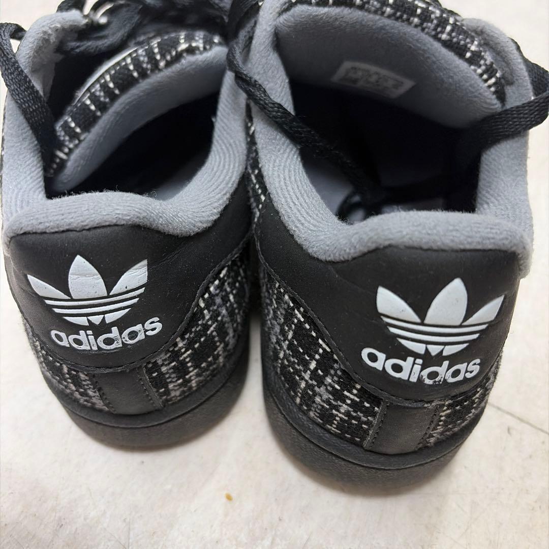 adidas Superstar チェック柄スニーカー 比較的きれいです