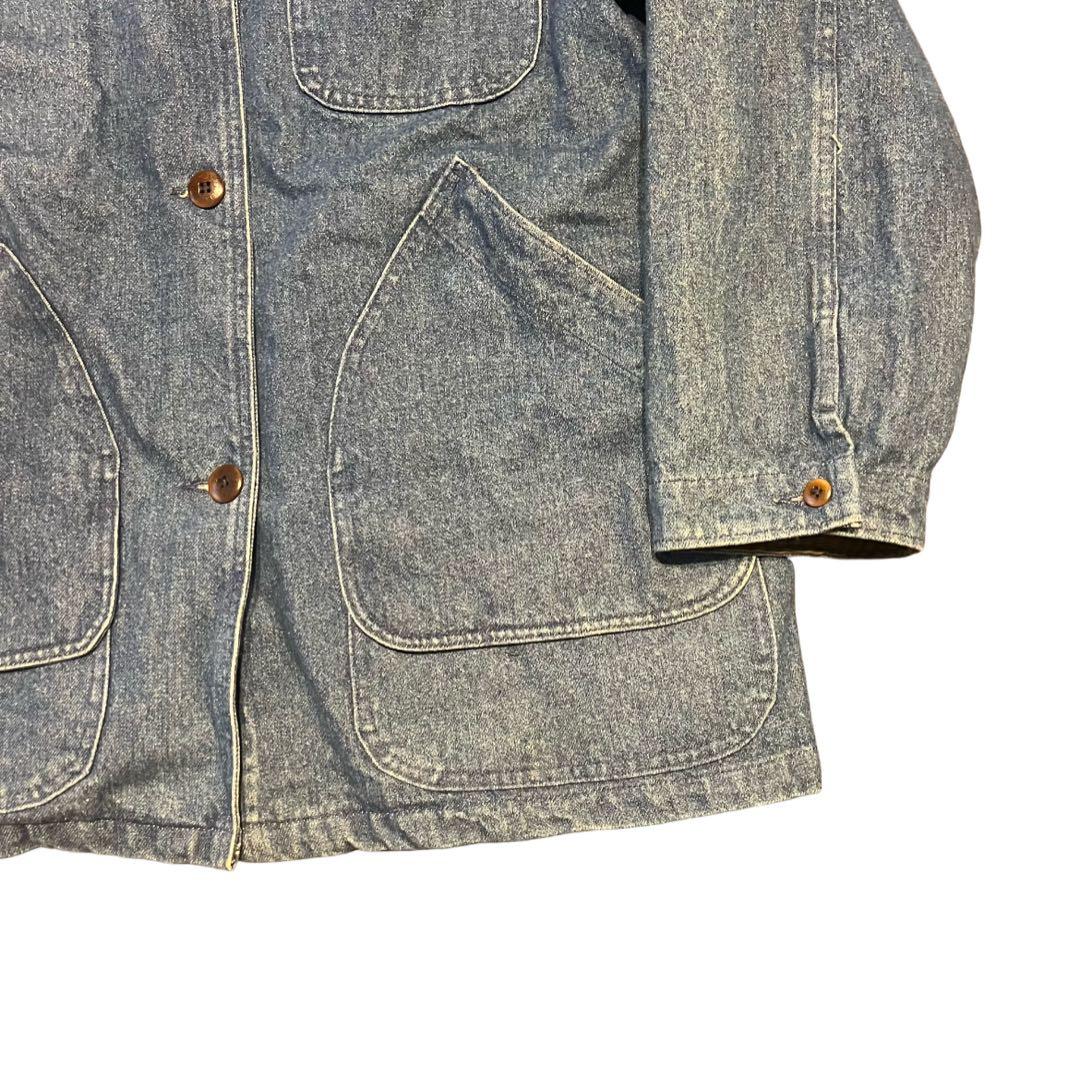 80s USA製 L.L.BEAN デニム カバーオール ハンティングジャケット