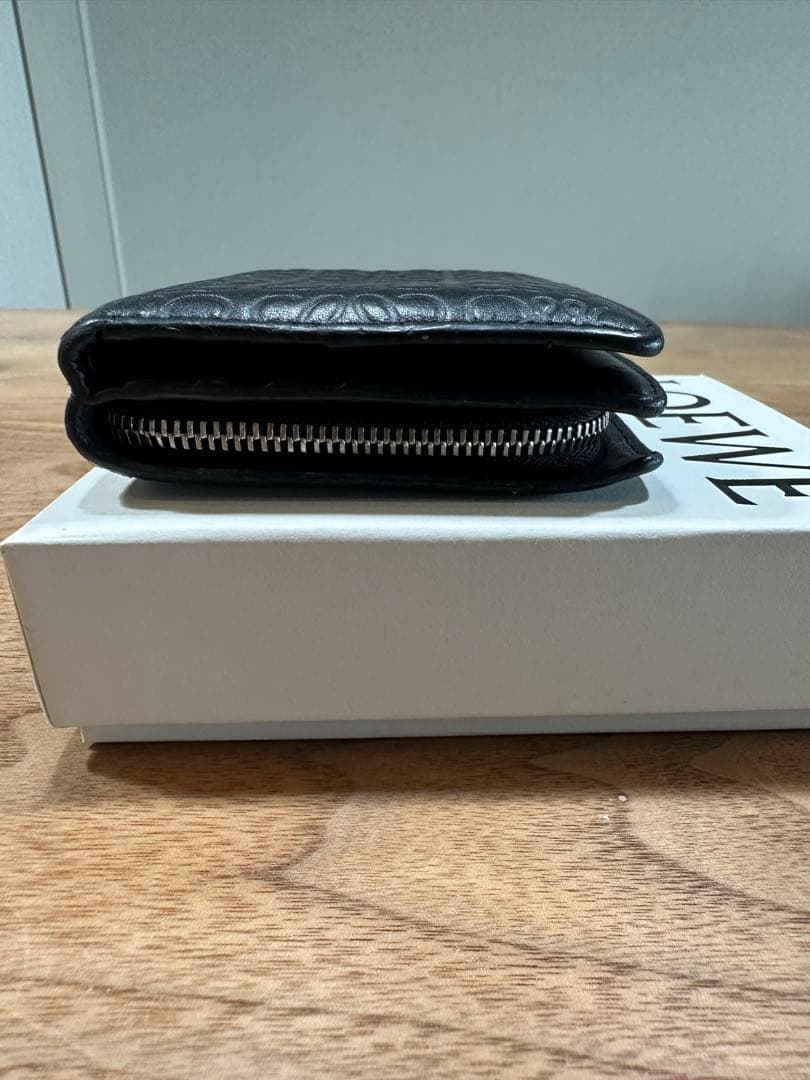 LOEWE 二つ折り財布 ブラック