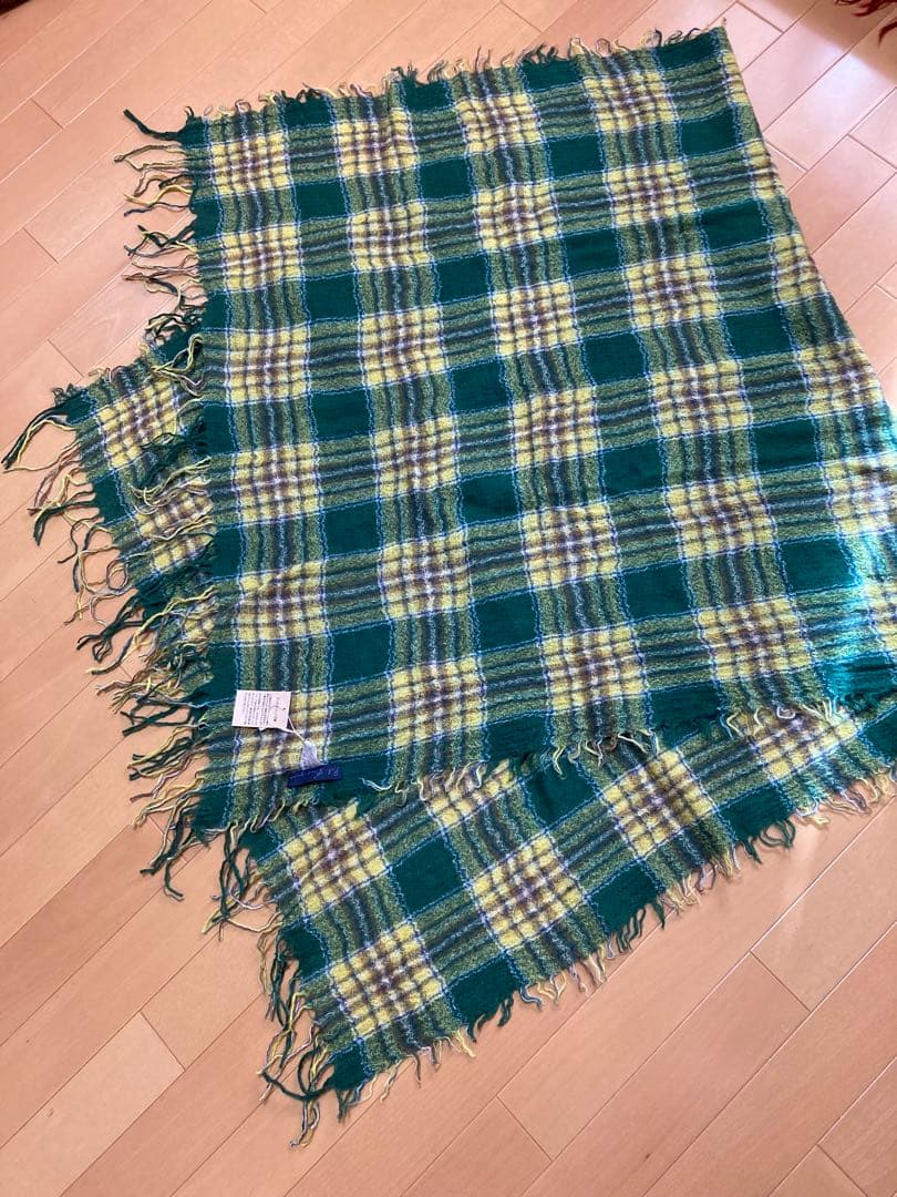 アッシュペーフランス フィルダレニエ mincecheck ストール 新品未使用