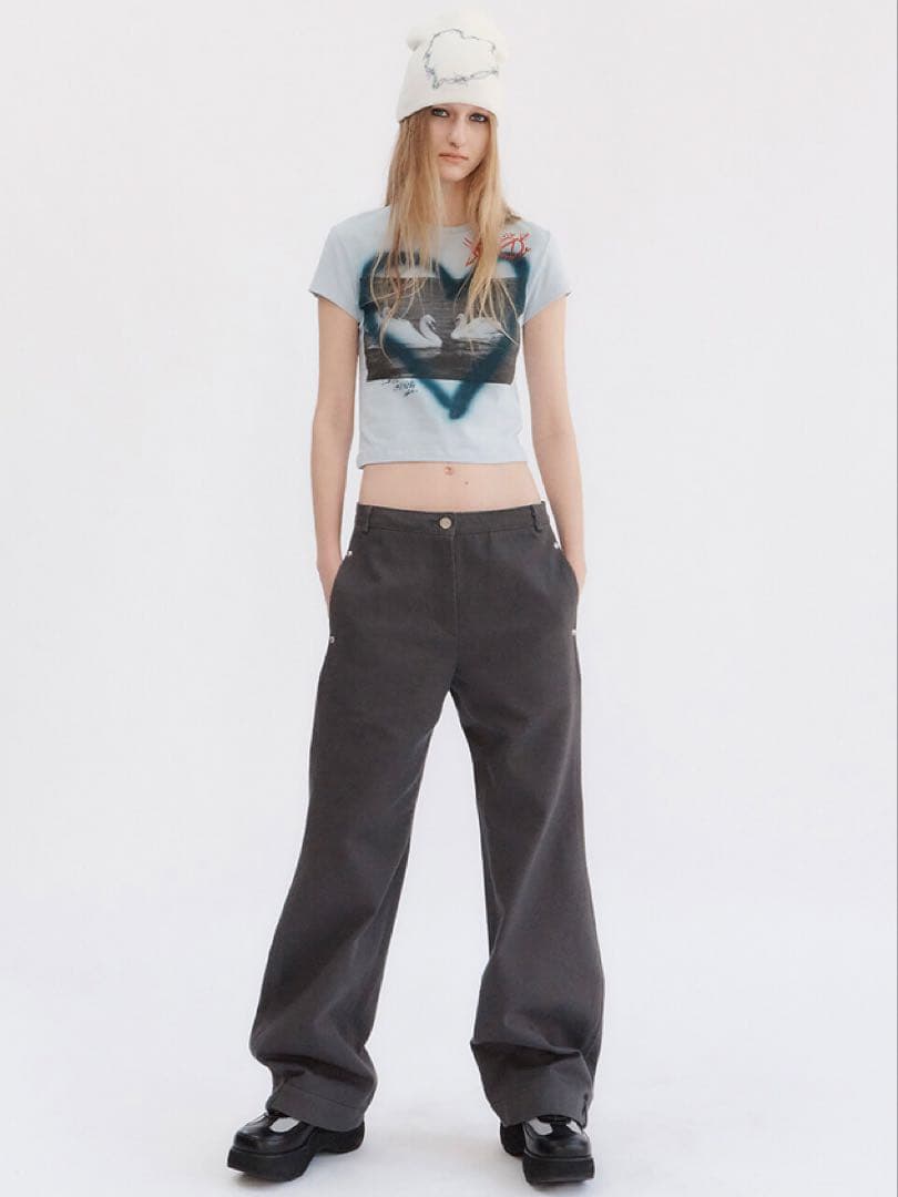 IU着用 The Open Product OPEN YY Tシャツ トップス