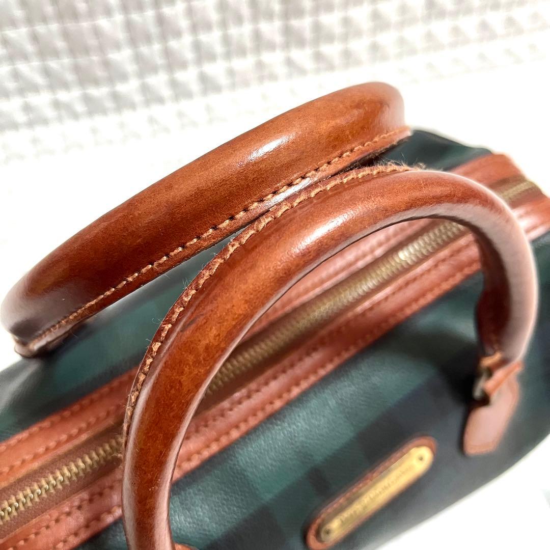 美品 Ralph Lauren ラルフローレン ボストンバッグ ブラックウォッチ