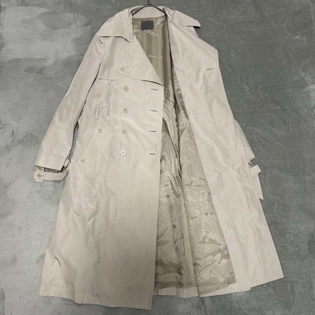 特価 美品✨️セオリーリュクス トレンチコート　42 ビッグカラー 大きいサイズ