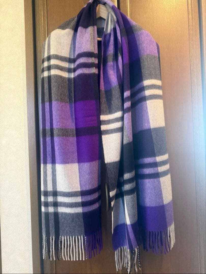 ⭐️試着のみ⭐️♢Joshua Ellis カシミヤ 大判 ストール⭐︎アローズ購入品