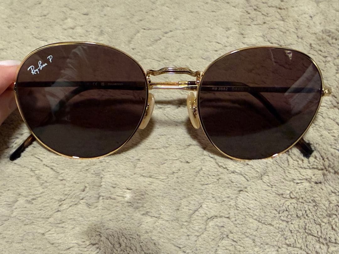 Ray-Ban レイバン パープルレンズ サングラス ゴールド