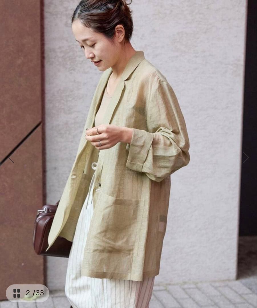 JOURNAL STANDARDシアーリネンカールマイヤージャケット