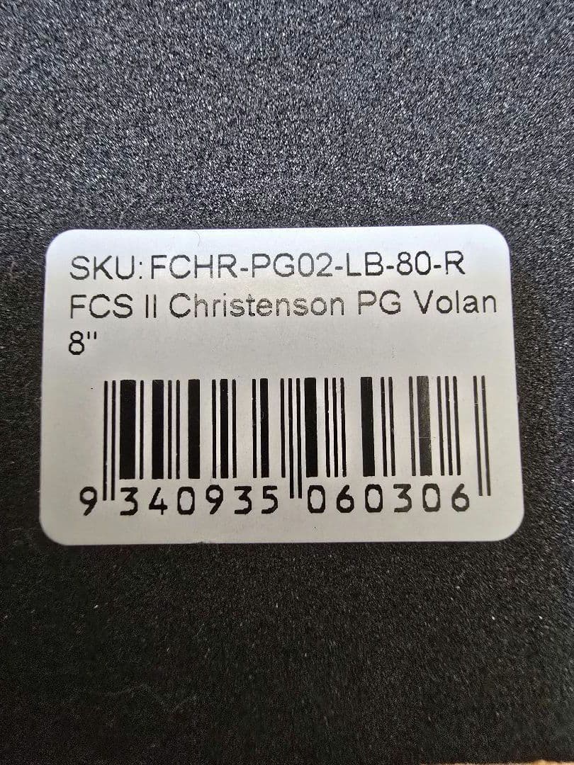 CHRISTENSON 　クリステンソン　FCS2シングルフィン　8.0