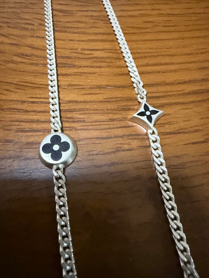 LOUIS VUITTON LVスパイク チャーム ネックレス　ヴィトン