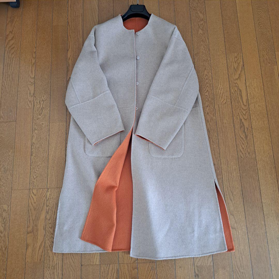 24AW Simplicite S120ブレンドリバーシブルコート