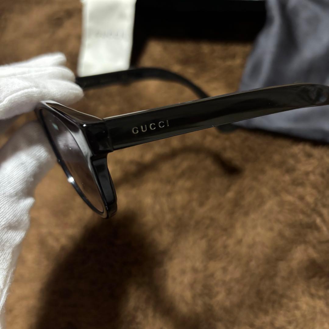 GUCCI ブラック サングラス ケース付き　度あり