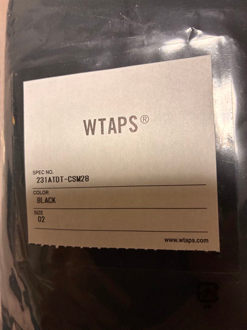 Wtaps Sign / SS / Cotton \"Black\" Tシャツ