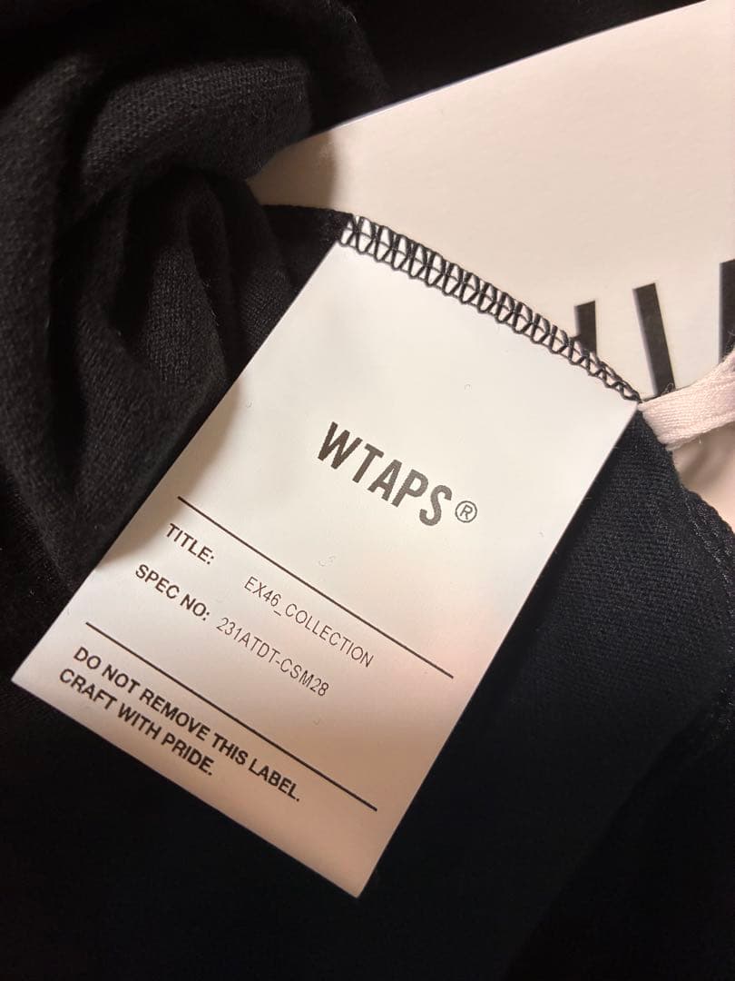 Wtaps Sign / SS / Cotton \"Black\" Tシャツ