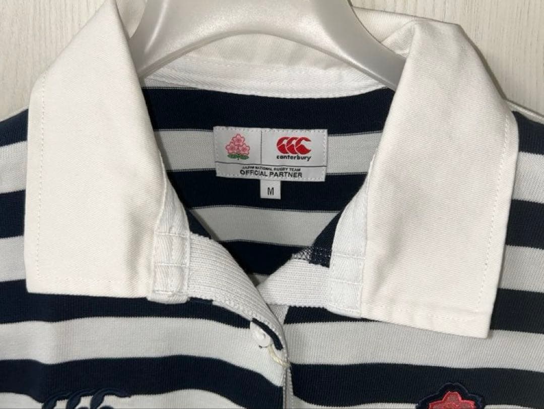 新品 カンタベリー ラグビー日本代表 ボーダーワンピースM Canterbury
