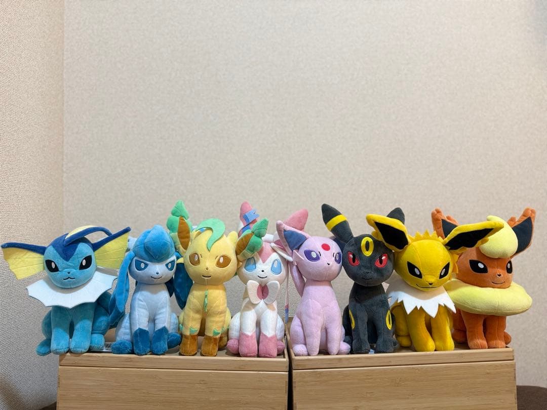 【タグ付き新品】ポケモン ぬいぐるみ　イーブイフレンズセット　10点まとめ売り