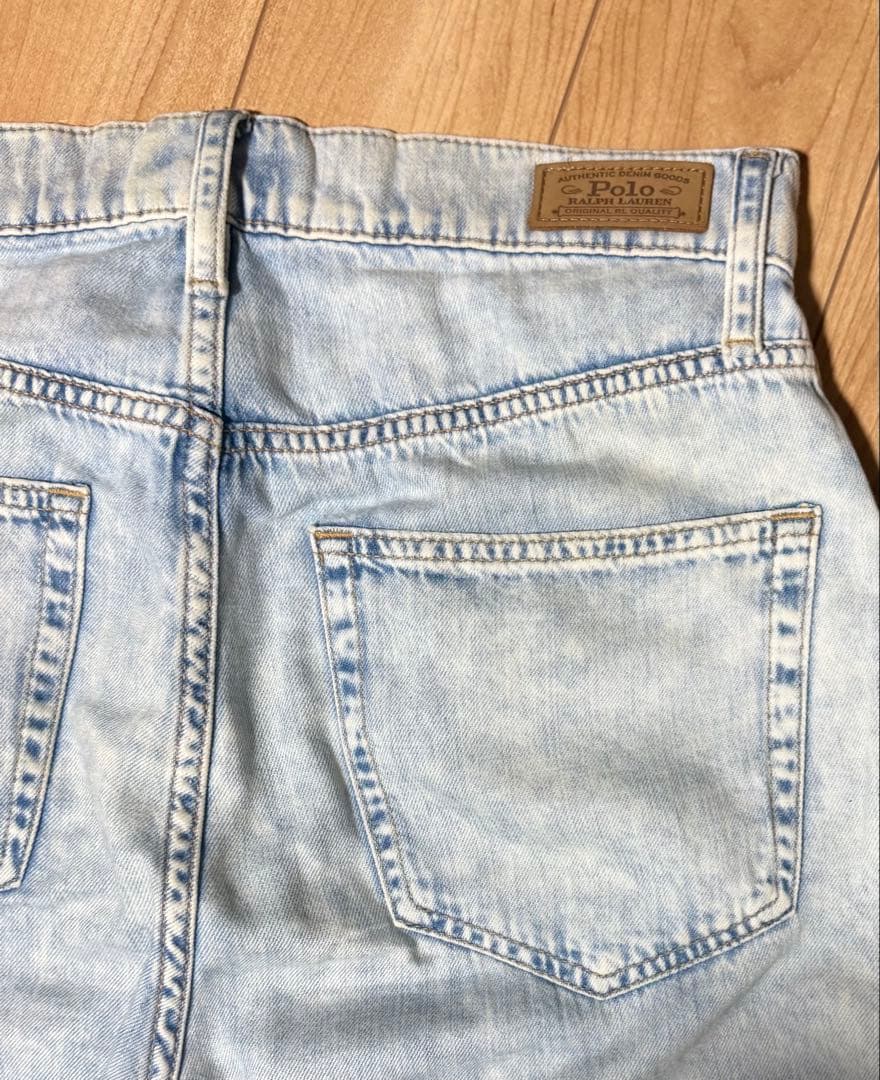 ラルフローレン サックス デニムパンツ