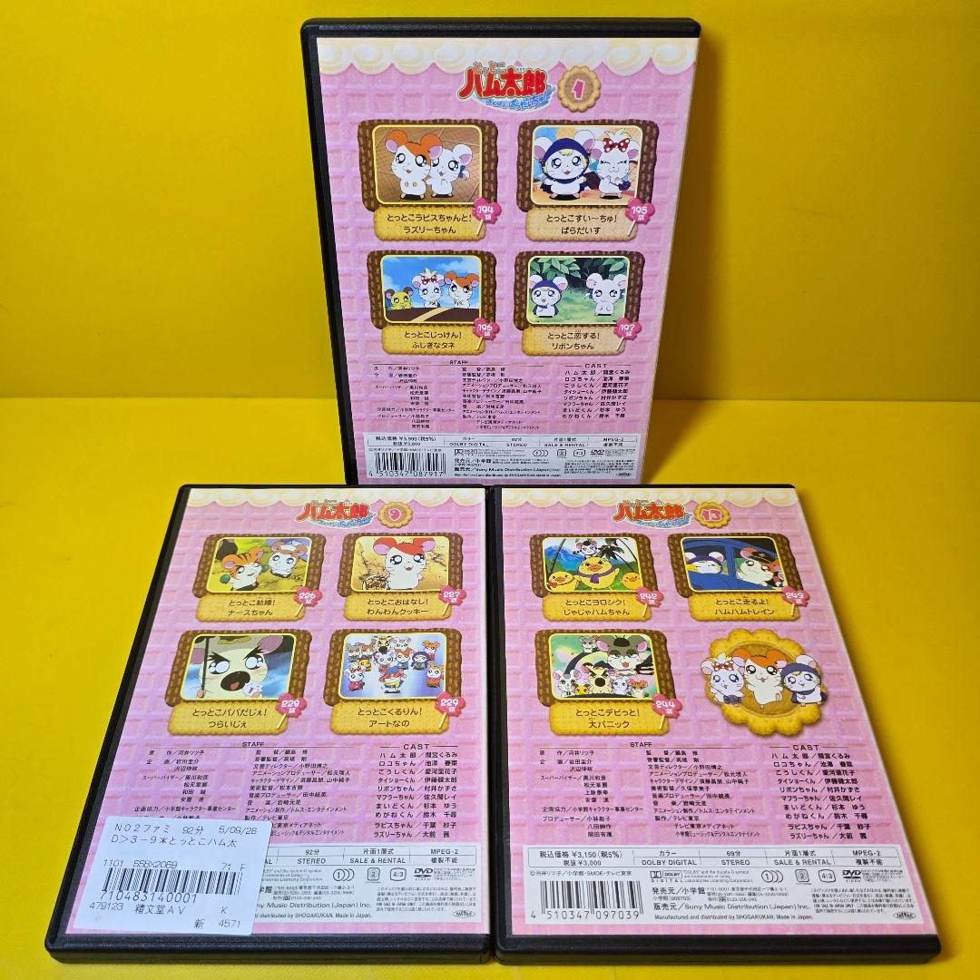 新品ケース交換済　とっとこハム太郎 はむはむぱらだいちゅ！第3シリーズDVD