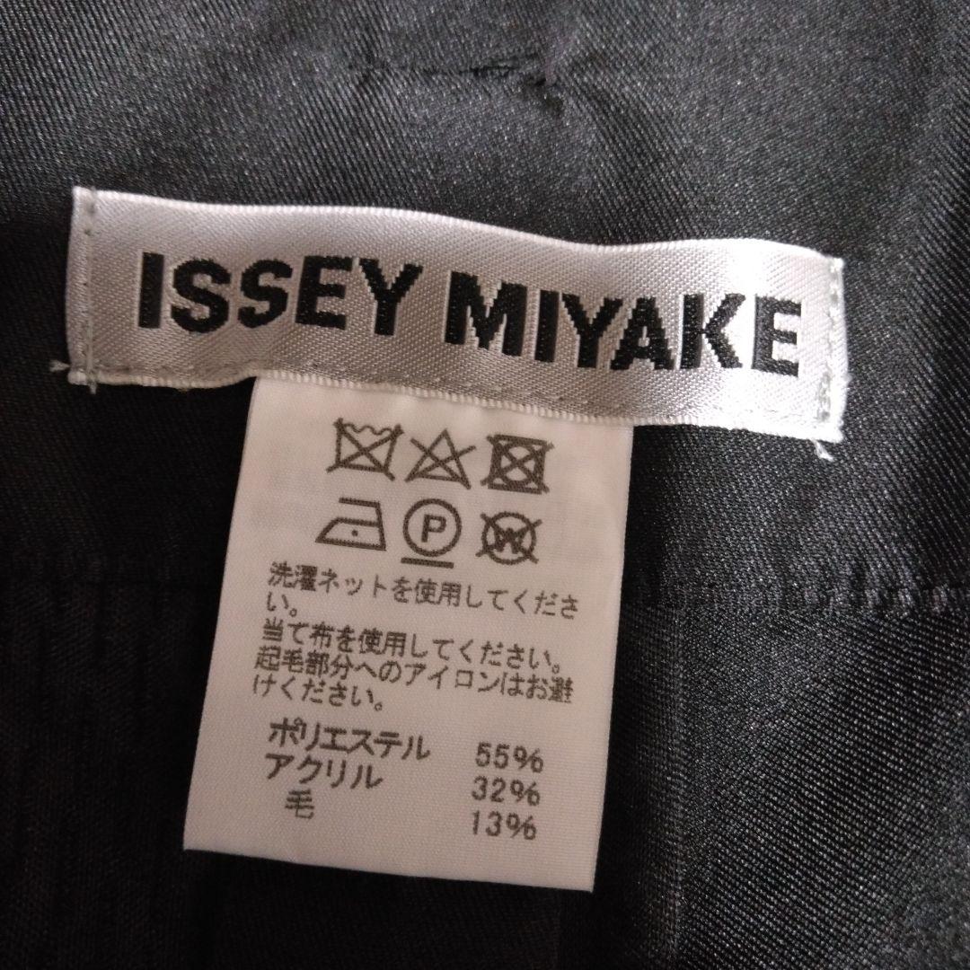 イッセイミヤケ ブラック 巻きスカート