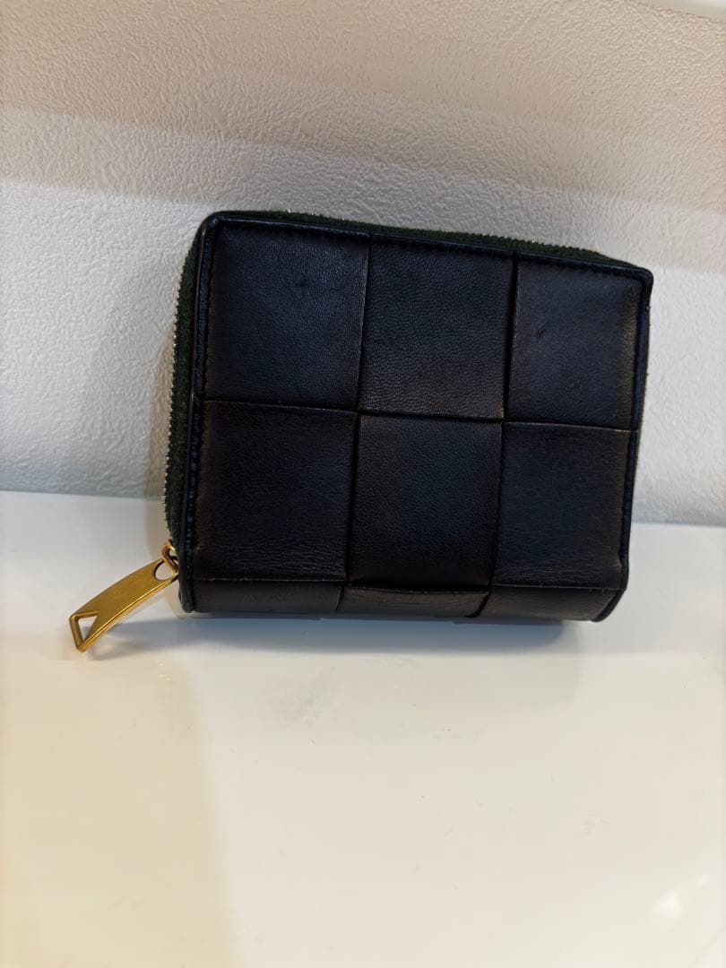 BOTTEGA VENETA ブラック 二つ折り 財布 カセット