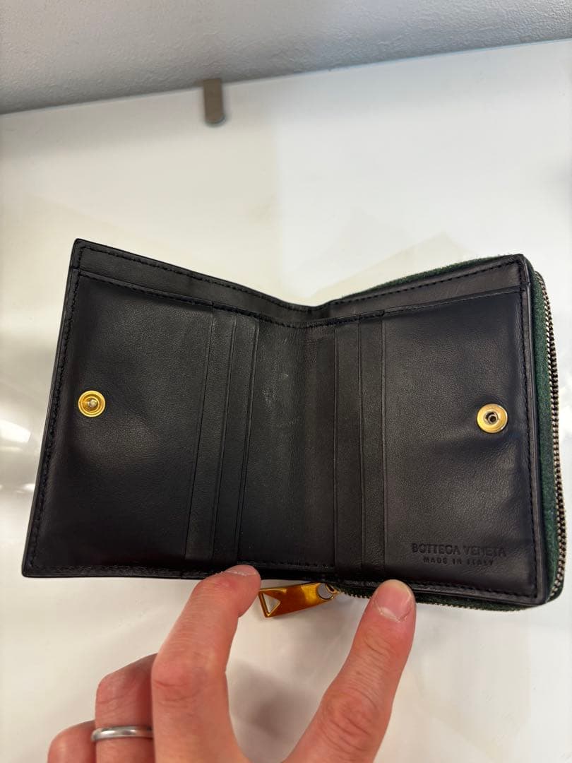BOTTEGA VENETA ブラック 二つ折り 財布 カセット
