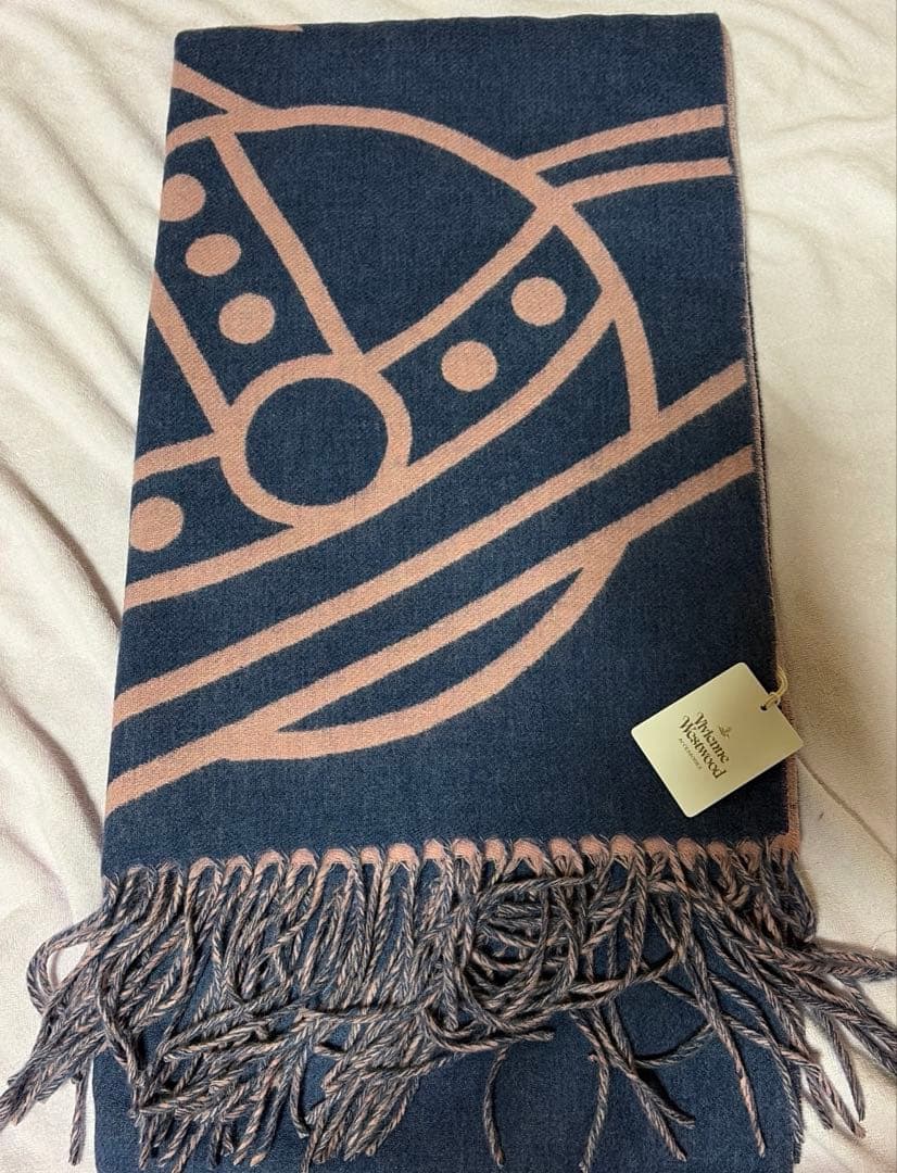 Vivienne Westwood ピンク マフラー　オーブ　ヴィヴィアン