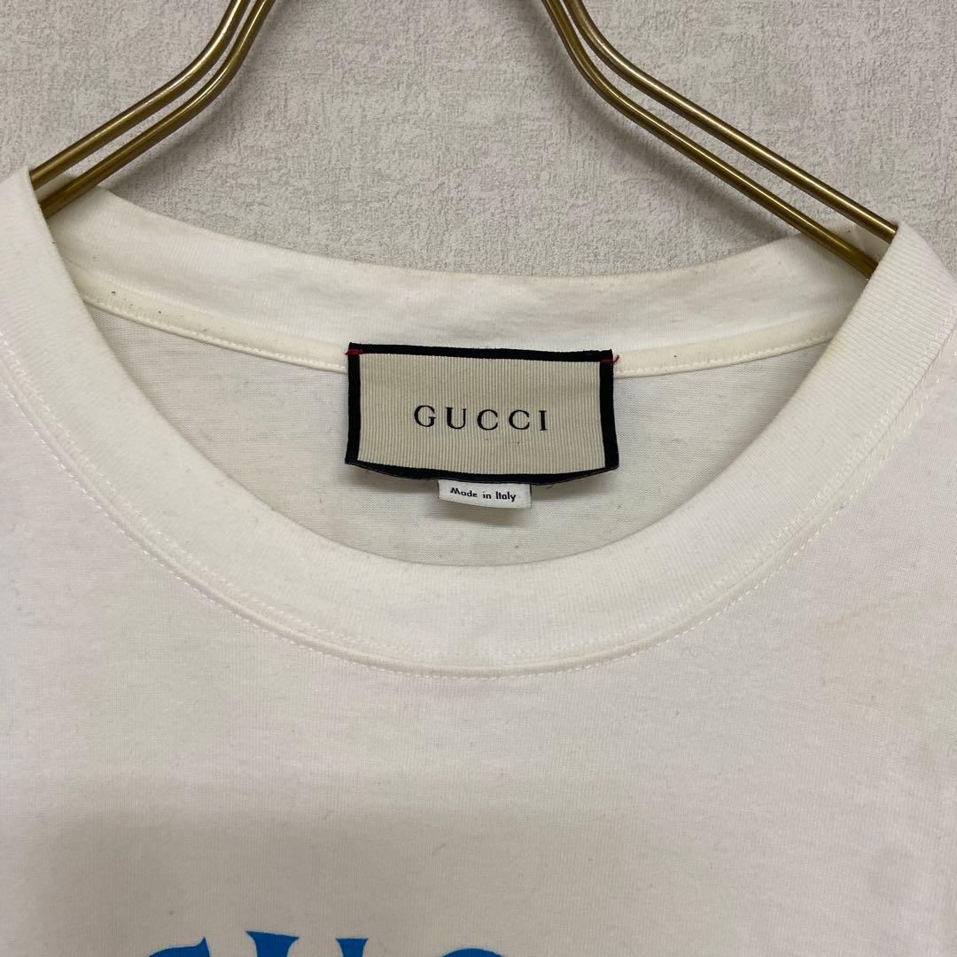 GUCCI グッチ⭐️ サークルロゴTシャツ XSサイズ 白系 メンズ