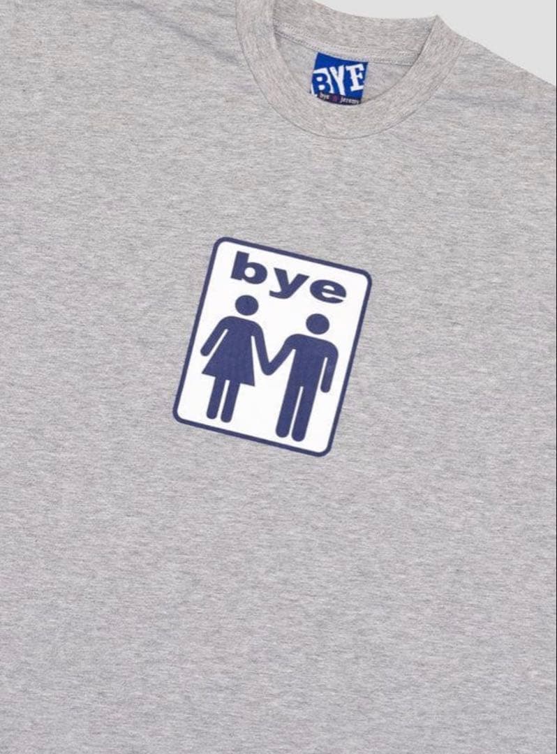 bye Jeremy couple　tシャツ　グレー