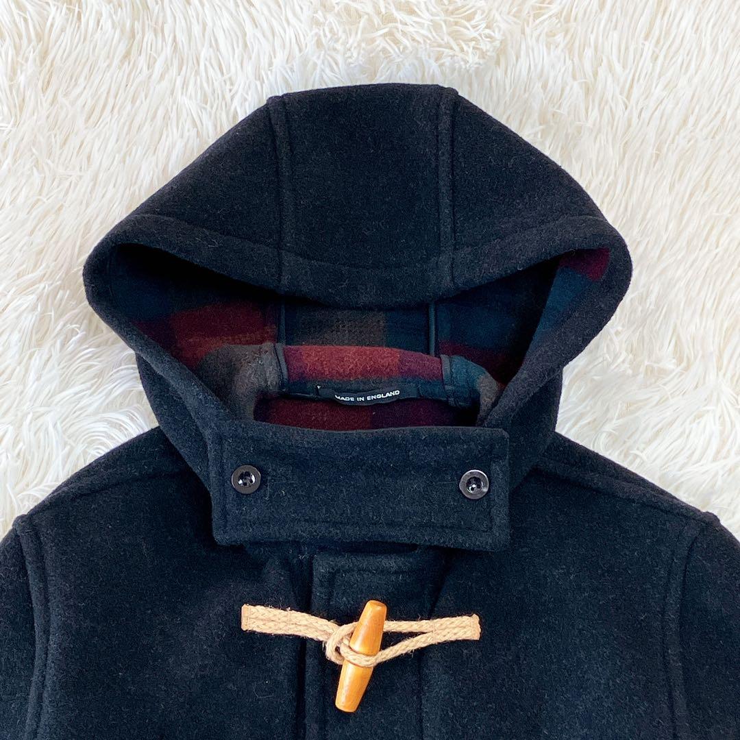 ✨美品✨MONTGOMERY モンゴメリー ダッフルコート　カシミヤ混　黒　M