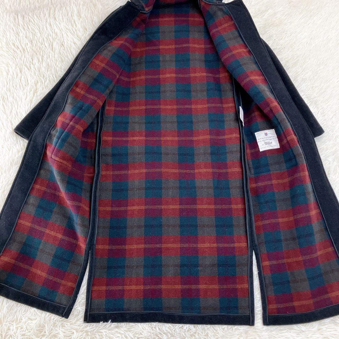 ✨美品✨MONTGOMERY モンゴメリー ダッフルコート　カシミヤ混　黒　M