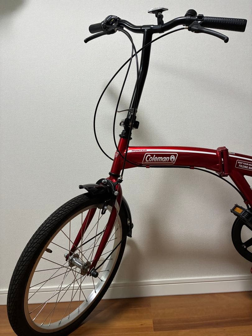 【着払い】Coleman Hunter 折りたたみ自転車 レッド