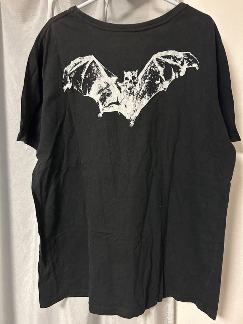 黒夢Tシャツ　バットプリント　地獄ノ三夜　BALZAC KUROYUME