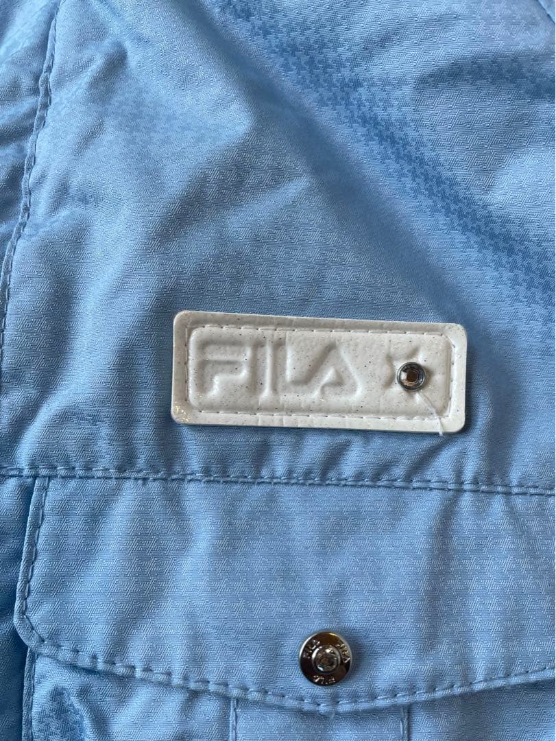 女児スキーウエア 上下セット FILA 135〜155cm 帽子・手袋付き！