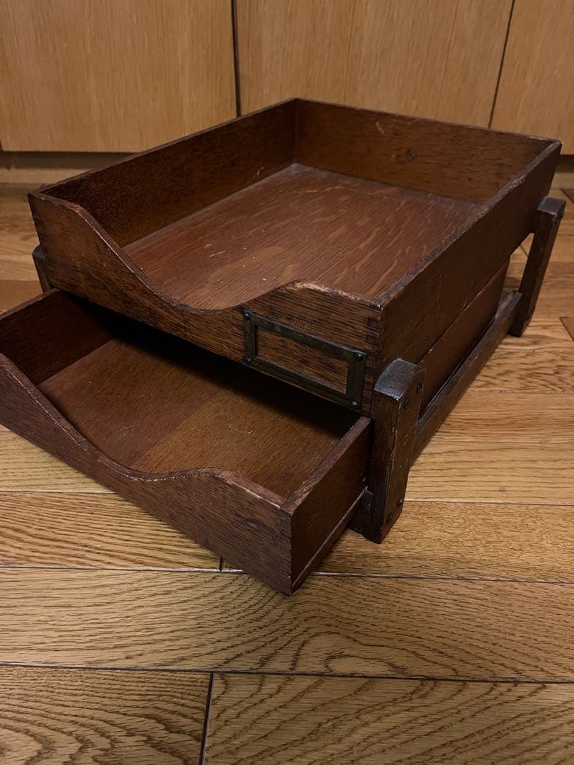 アメリカ ヴィンテージ デスクトレー DESK TRAY RRLオーク