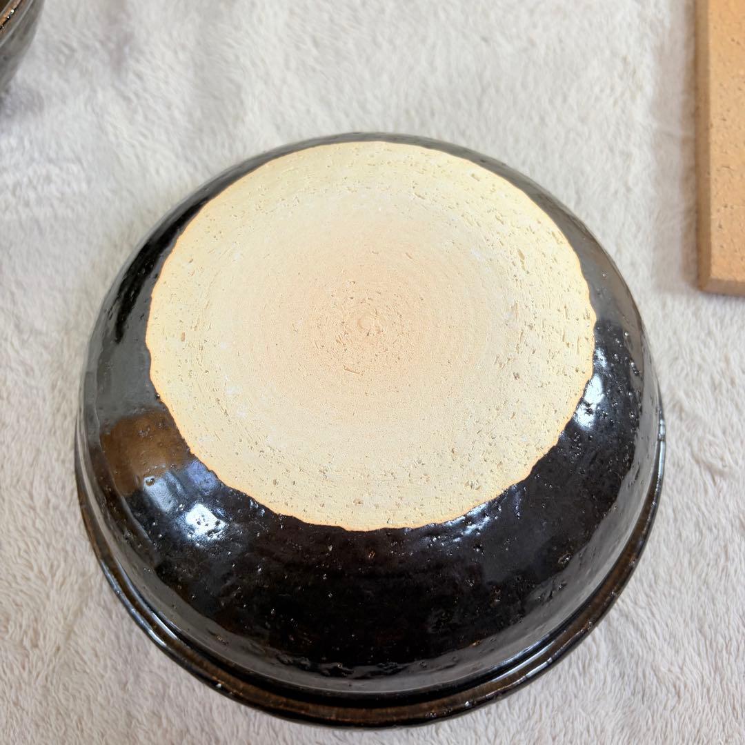 【未使用品】　長谷園 いぶしぎん 小　直径23.5
