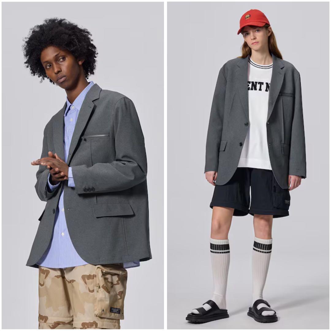 新品 GU UNDERCOVER オーバーサイズジャケット S アンダーカバー