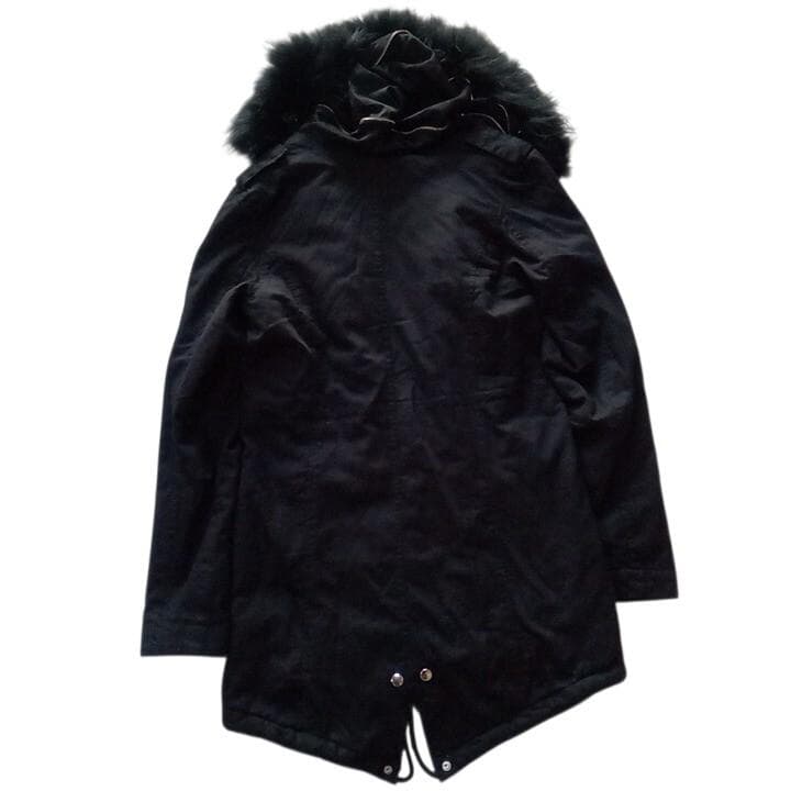 良品 MURDER LICENSE マーダーライセンス モッズコート 46 黒