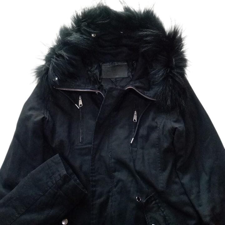 良品 MURDER LICENSE マーダーライセンス モッズコート 46 黒