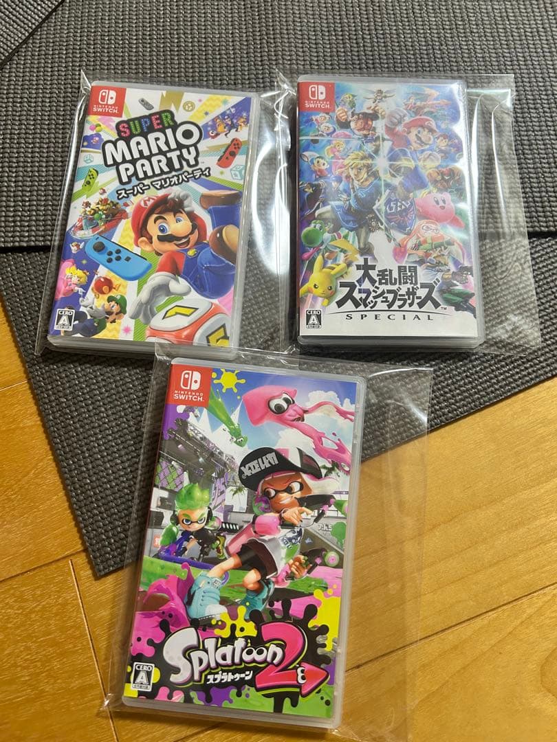 Nintendo Switch とソフト3点セット