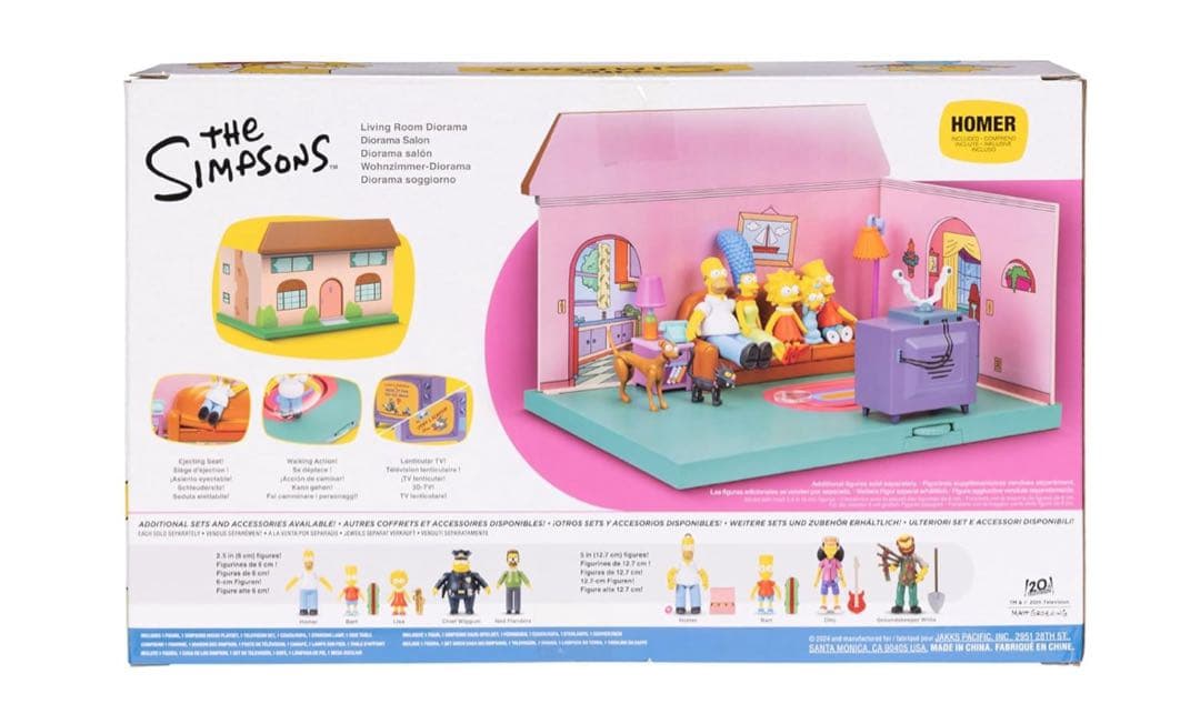 The Simpsons ホーマーリビングルームジオラマ