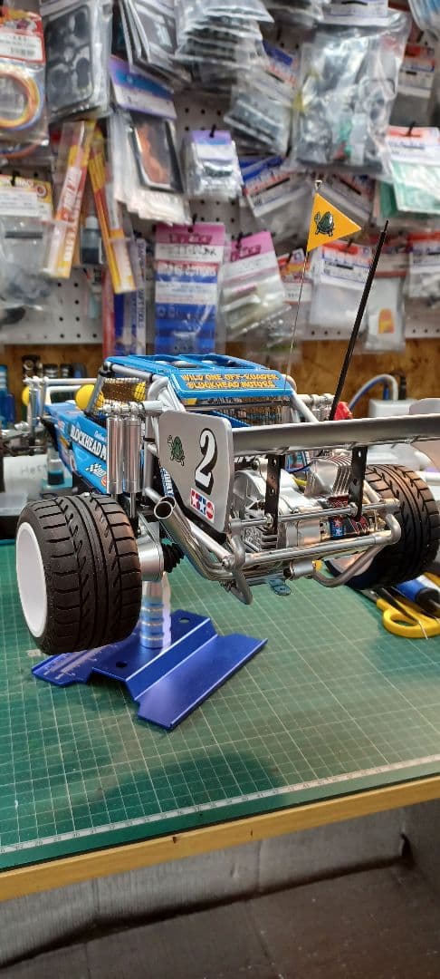 タミヤ BLOCKHEAD MOTORS ワイルドワンオフローダー車体のみ販売