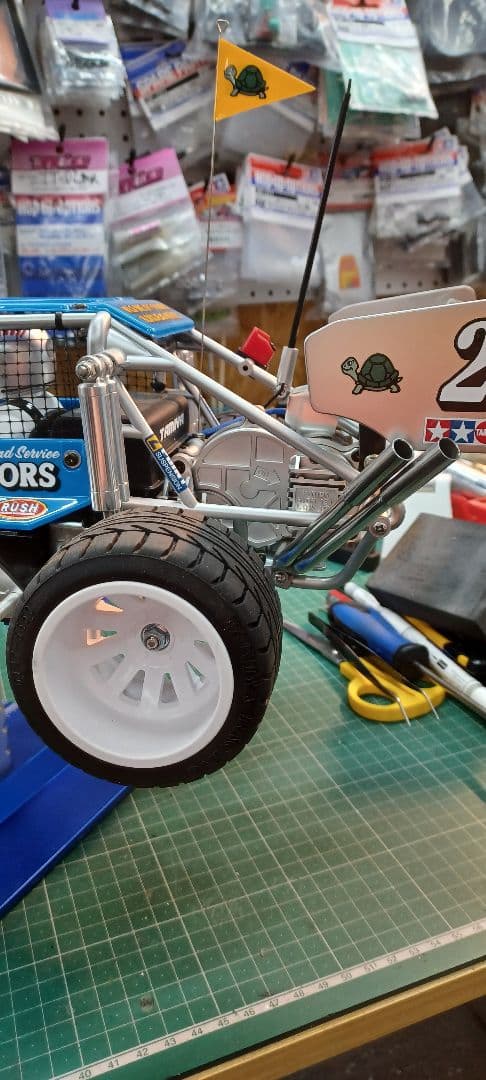 タミヤ BLOCKHEAD MOTORS ワイルドワンオフローダー車体のみ販売