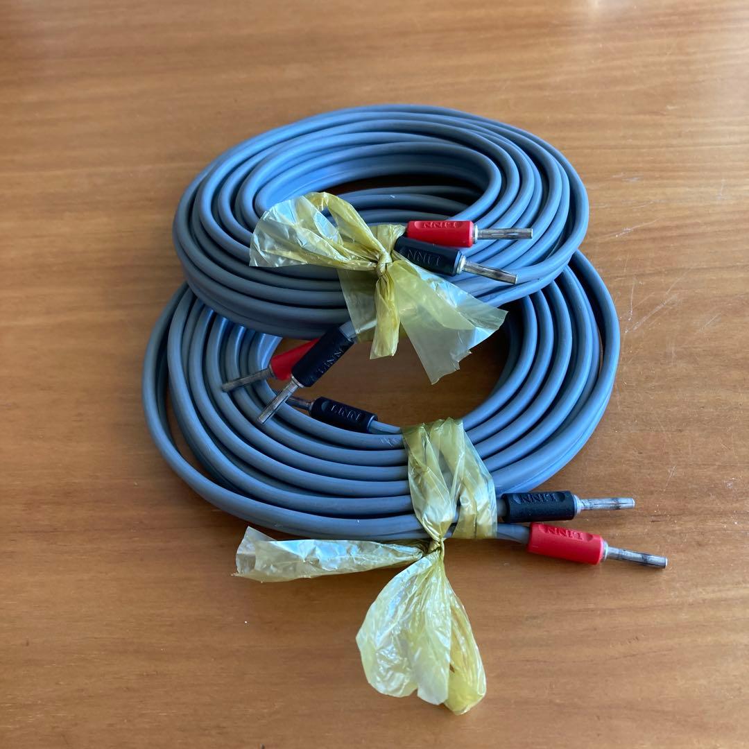 LINN K20 スピーカーケーブル 純正バナナプラグ付き 4.3Mペア