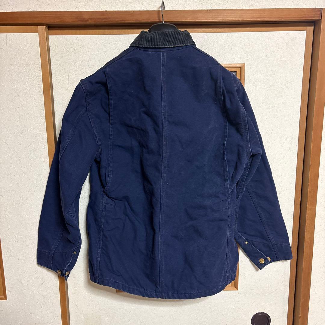 美品　90's CARHARTT ジャケット　ネイビー