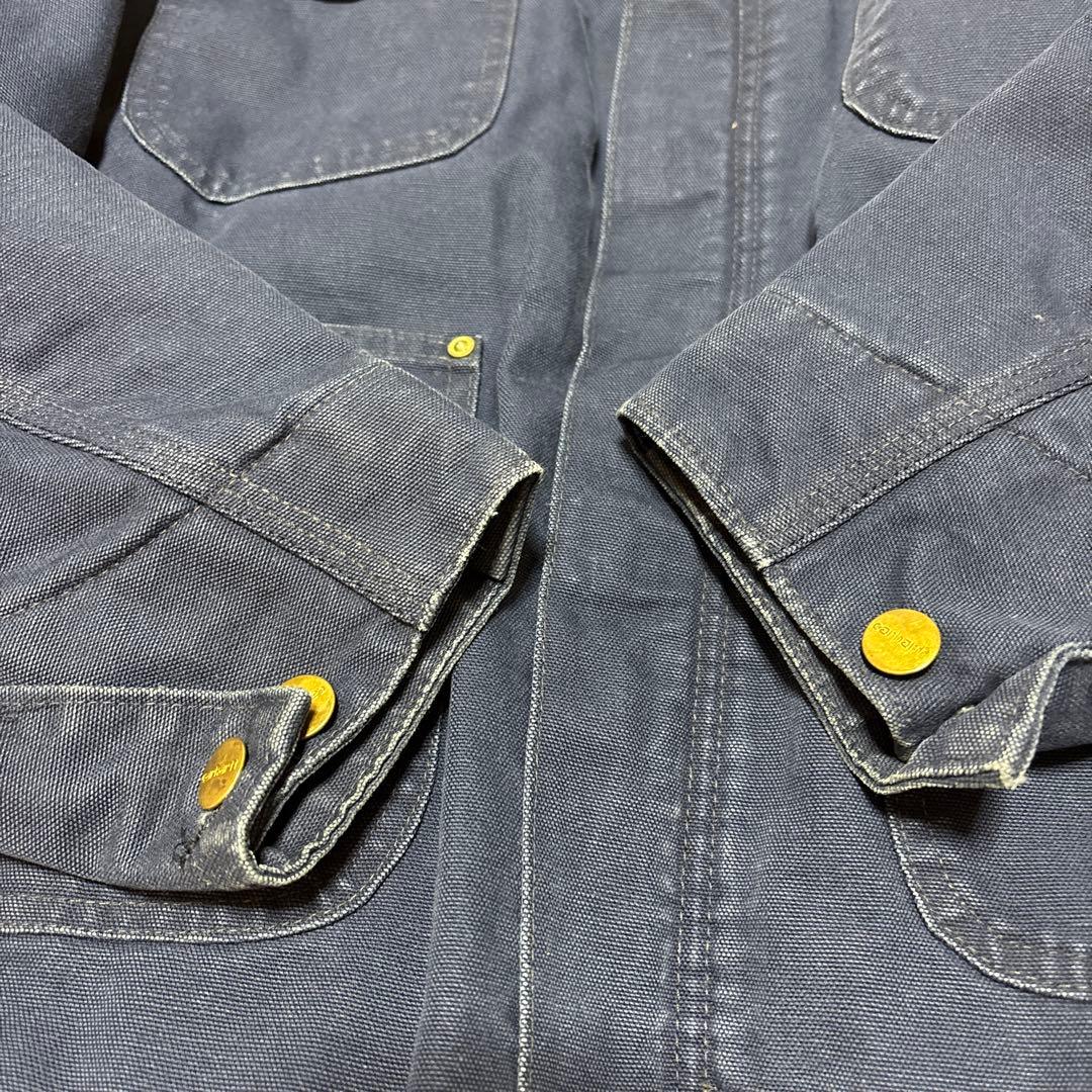 美品　90's CARHARTT ジャケット　ネイビー