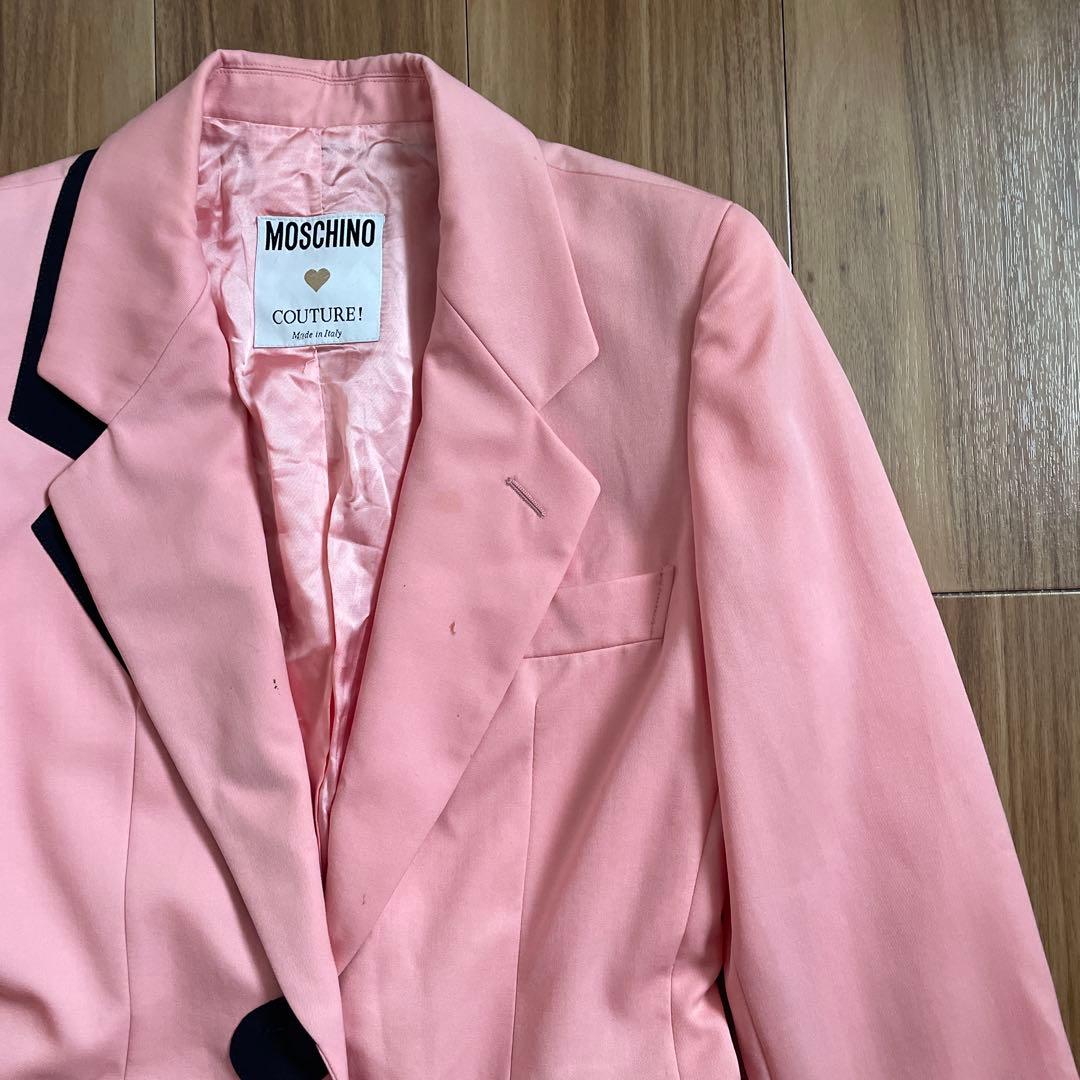MOSCHINO COUTURE! モスキーノ ウールジャケット ピンク