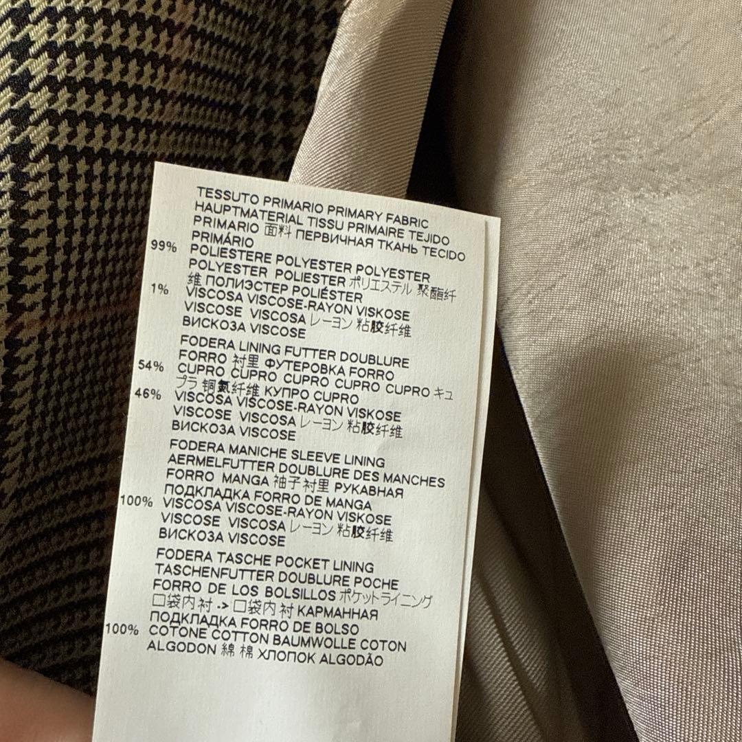 新品/38 本田翼さん愛用 メゾン マルジェラ チェック コート