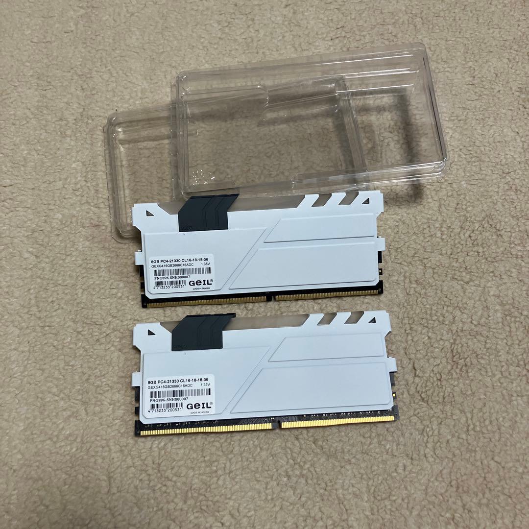 GeIL DDR4 メモリ 8GB×2枚