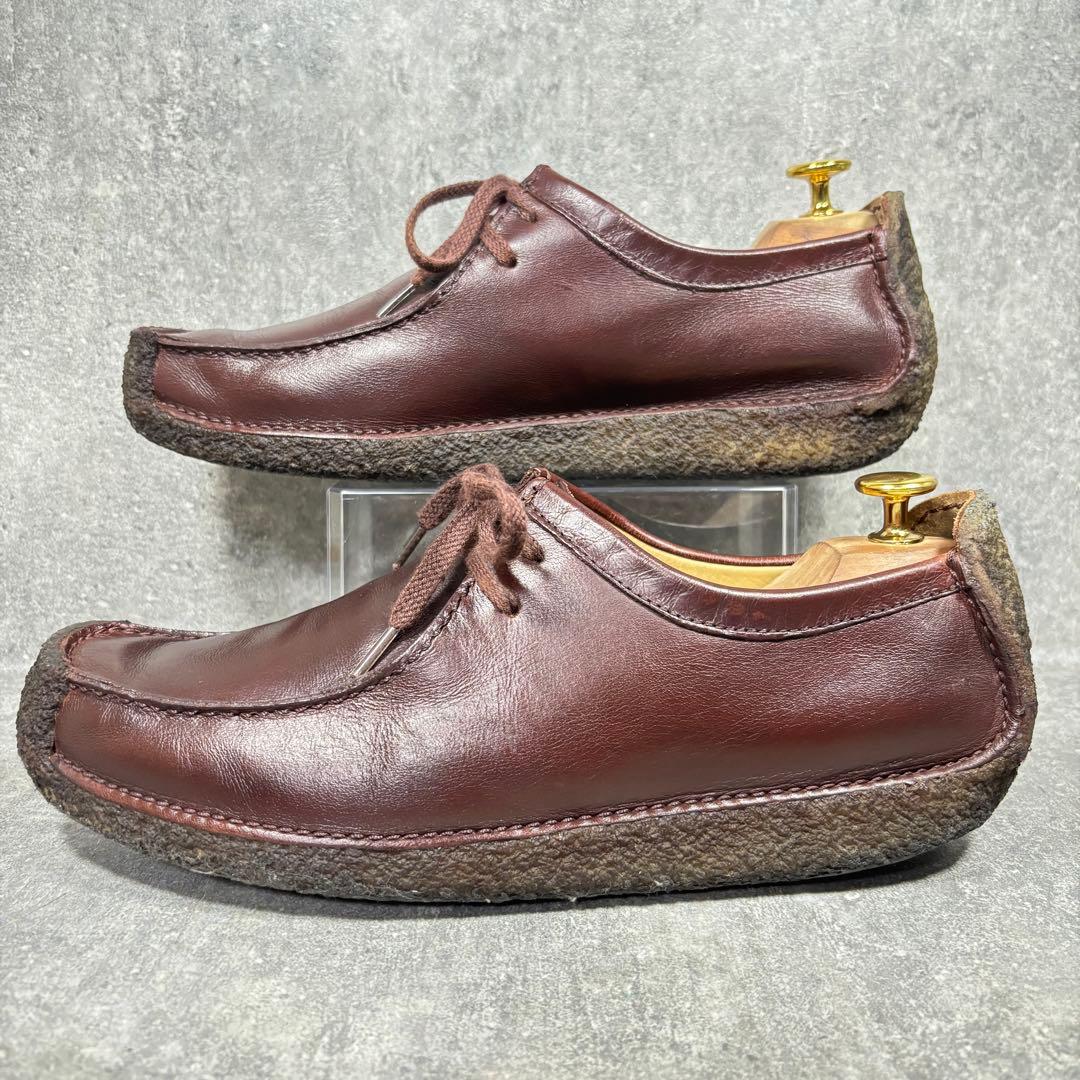 【定番】clarks クラークス ナタリー レザー レースアップ 27.0cm
