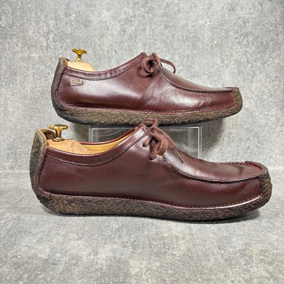 【定番】clarks クラークス ナタリー レザー レースアップ 27.0cm