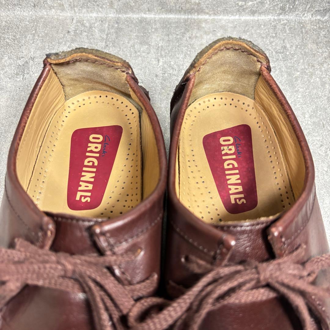【定番】clarks クラークス ナタリー レザー レースアップ 27.0cm