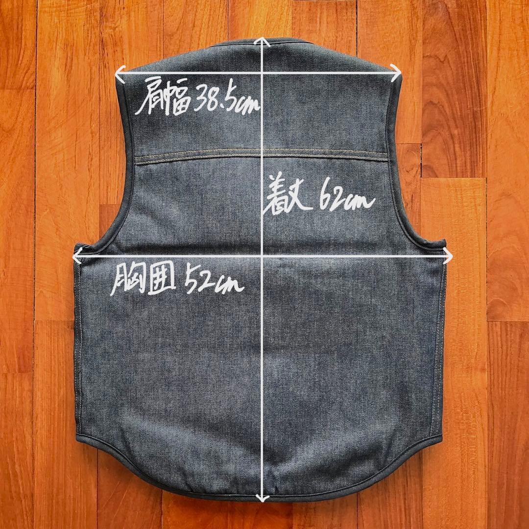 希少 未使用美品70s ROEBUCKS デニム ボアベストシアーズ sizeM